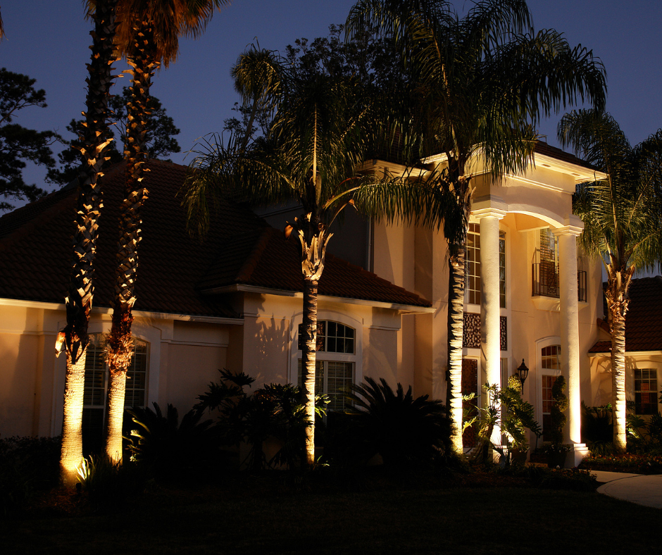 Landscaping Uplighting Vs. Downlighting Landscape Design Fallas Landscape LTD Lawn Care