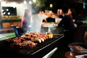 Food on grill image